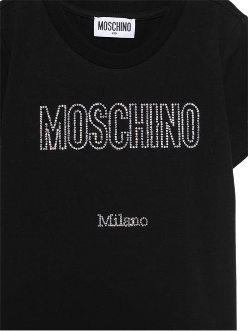 T-shirt unisex Moschino Kid Teen nera MOSCHINO KID-TEEN | HHM06KLBA1060100